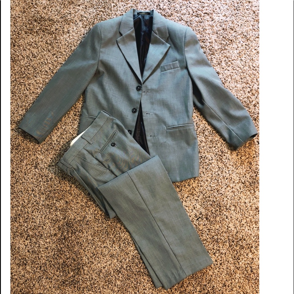 Boys Grey Suit, Van Heusen